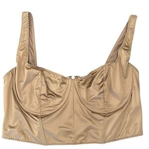 SKIMS Stretch Satin Corset in Pyrite Size 2X